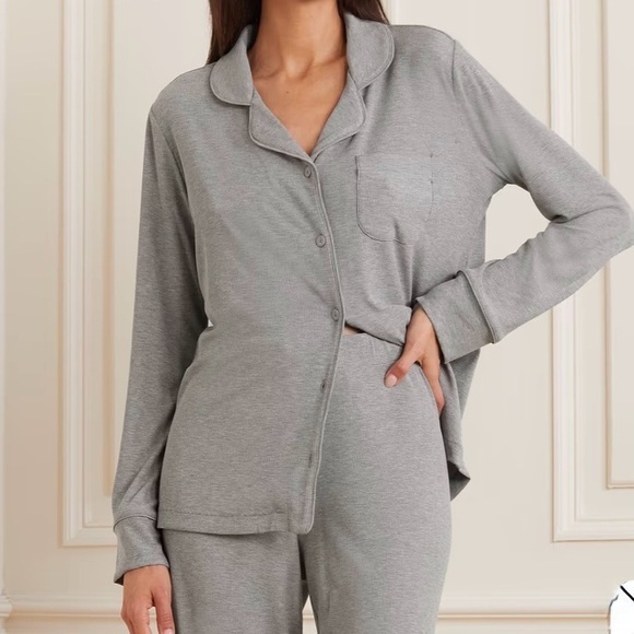 SKIMS Other - SKIMS Light Gray Lounge Top